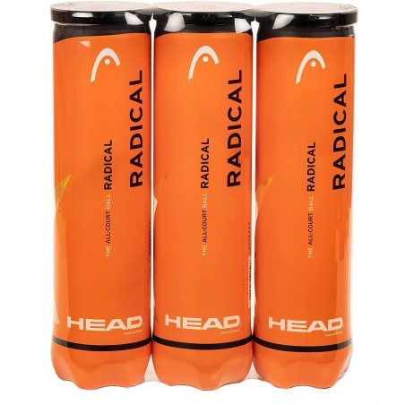 Outlet Piłka tenisowa Head Radical Amazon Exclusive 3 x 4 sztuki zestaw