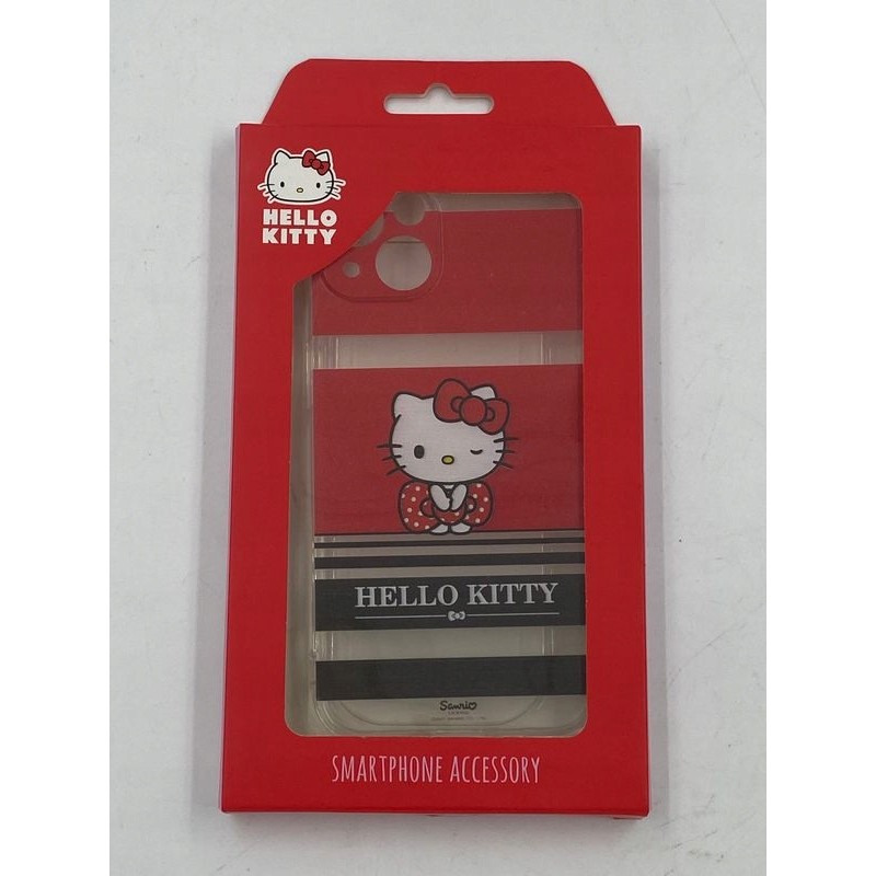Outlet Sanrio plecki do telefonu iphone 13 z motywem hello kitty czerwone Outlet Sanrio plecki do telefonu iphone 13 z motywem hello kitty czerwone