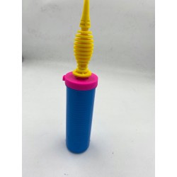 Outlet Pompka ręczna do balonów dwustronna niebiesko zółta 29 - 43 cm