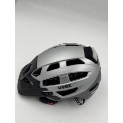 Outlet Kask UVEX FINALE LIGHT rowerowy świecący 56-61 cm Srebrny