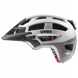 Outlet Kask UVEX FINALE LIGHT rowerowy świecący 56-61 cm Srebrny