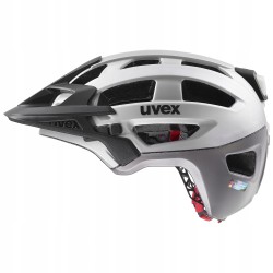 Outlet Kask UVEX FINALE LIGHT rowerowy świecący 56-61 cm Srebrny