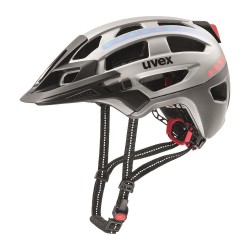Outlet Kask UVEX FINALE LIGHT rowerowy świecący 56-61 cm Srebrny