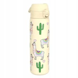 Outlet Wąska Butelka Ion8 600 ml stal nierdzewna moty alpak i kaktusów