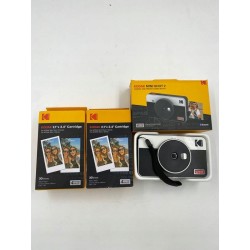 Outlet Aparat Kodak Mini Shot 2 Retro biało czarny+dwie paczki wkładów OPIS