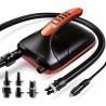 Elektryczna pompka Ruitx SUP 20PSI 12V DC 6 dysz Auto-off Cyfrowy LCD OPIS