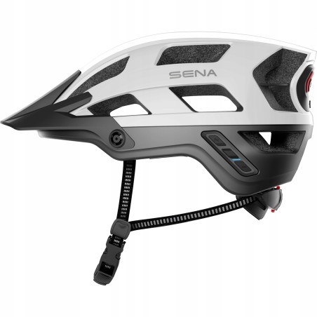 SENA MTB KASK ROWEROWY Z INTERKOMEM M1 TYLNI LED + DASZEK PROCESOR M