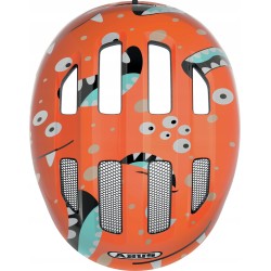 KASK ROWEROWY DZIECIĘCY ABUS SMILEY 3.0 M 50-55CM ORANGE MONSTER