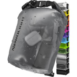 Outlet Wodoodporna torba żeglarska Dry Bag poj 15L przezroczysty antracyt