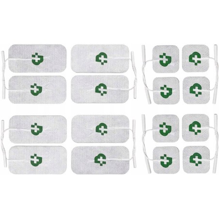 Elektrody 16-calowe pasujące do TESMED 8 x 50 x 50 mm + 8 x 50 x 100 mm