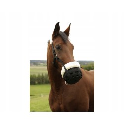 Kaganiec dla konia Teddy Fleece Covalliero Cob łatwa instalacja size C