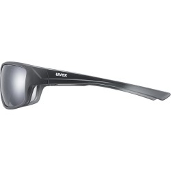 Outlet Okulary sportowe UVEX SPORTSTYLE 230 Black Mat 2216 catS3 elastyczne