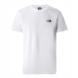 Outlet The North Face T-Shirt Simple Dome Rozmiar XXL Biały - NF0A87NGFN4