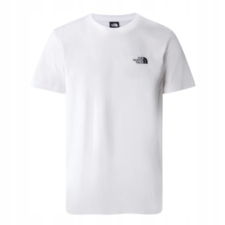 Outlet The North Face T-Shirt Simple Dome Rozmiar XXL Biały - NF0A87NGFN4