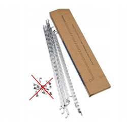 LUXU 39 szt szprych rowerowych typu J-Bend 14G ze stali nierdzewnej 205 mm