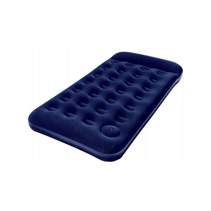Materac jednoosobowy Bestway 188 x 99 x 28 cm niebieski wbudowana poduszka