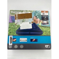 Materac jednoosobowy Bestway 188 x 99 x 28 cm niebieski wbudowana poduszka