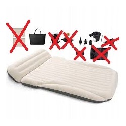Outlet Materac dwuosobowy Ciremiv 193 x 130 x 10 cm biały