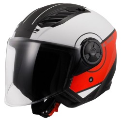 KASK MOTOCYKLOWY LS2 OF616 AIRFLOW II COVER BROWN Otwarty Jet S
