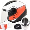 KASK MOTOCYKLOWY LS2 OF616 AIRFLOW II COVER BROWN Otwarty Jet S