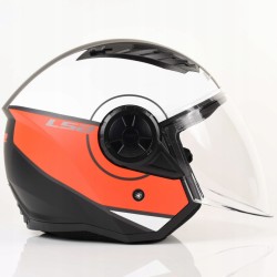KASK MOTOCYKLOWY LS2 OF616 AIRFLOW II COVER BROWN Otwarty Jet S