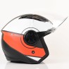 KASK MOTOCYKLOWY LS2 OF616 AIRFLOW II COVER BROWN Otwarty Jet S