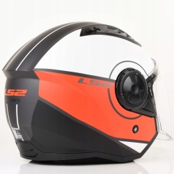KASK MOTOCYKLOWY LS2 OF616 AIRFLOW II COVER BROWN Otwarty Jet S