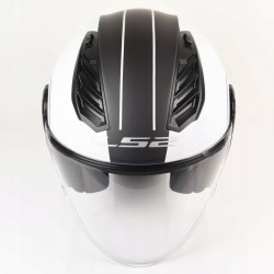 KASK MOTOCYKLOWY LS2 OF616 AIRFLOW II COVER BROWN Otwarty Jet S