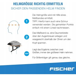 Kask rowerowy Fischer Urban plus Dallas r. L/XL