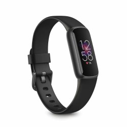 Outlet Smartband Fitbit Luxe czarny 36,3 x 17,5 x 10,2 mm Bluetooth AMOLED
