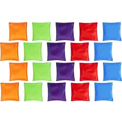 Outlet KreativeKraft zestaw 19 kolorowych BeanBags WORECZKI do zabawy