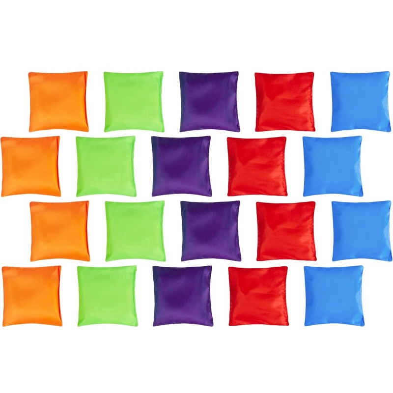 Outlet KreativeKraft zestaw 19 kolorowych BeanBags WORECZKI do zabawy