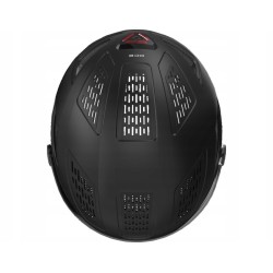ABUS Kask miejski Hyban 2.0 ACE rowerowy z wizjerem, światłem ABS XL 58-63