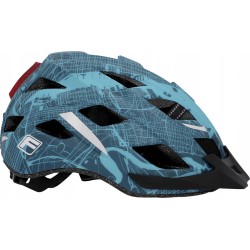 Kask rowerowy FISCHER Urban Plus NY, S/M, 52-59 cm, niebieski