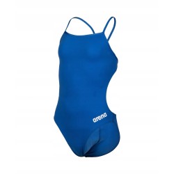 Strój jednoczęściowy Arena Girls Team Solid Niebieski rozmiar 152cm\UK28