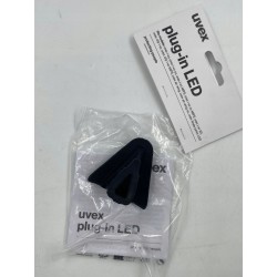 Lampka rowerowa na kask UVEX Plug-in LED XB039 I-Vo, Air Wing black/red OS
