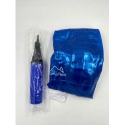 Outlet CAMPTECK U6764 PIŁKA GIMNASTYCZNA 65cm z pompką w zestawie niebieska