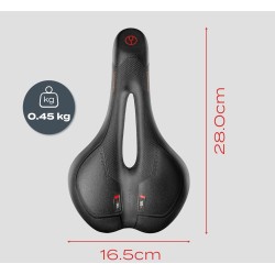 Outlet Ergonomiczne siodełko rowerowe z miękkimi wkładkami żelowymi