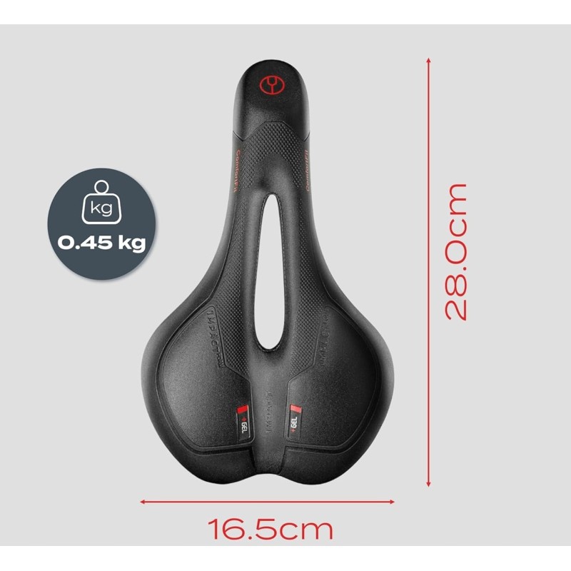 Outlet Ergonomiczne siodełko rowerowe z miękkimi wkładkami żelowymi