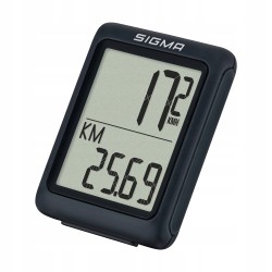 Outlet Licznik rowerowy przewodowy Sigma BC 5.0 WR monochromatyczny 1.7 "
