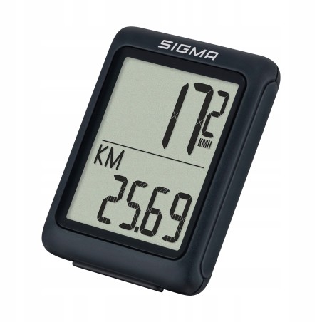 Outlet Licznik rowerowy przewodowy Sigma BC 5.0 WR monochromatyczny 1.7 "