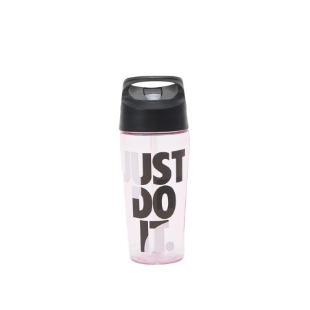 Outlet Bidon butelka sportowa Nike 470ml różowa ze słomką Hypercharge OPIS!