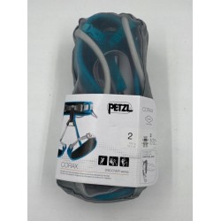 Outlet Uprząż Petzl Corax turkusowa rozmiar 2 niebieska wytrzymała