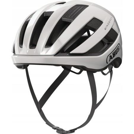 Kask rowerowy ABUS WingBack shiny white - Rozmiar M