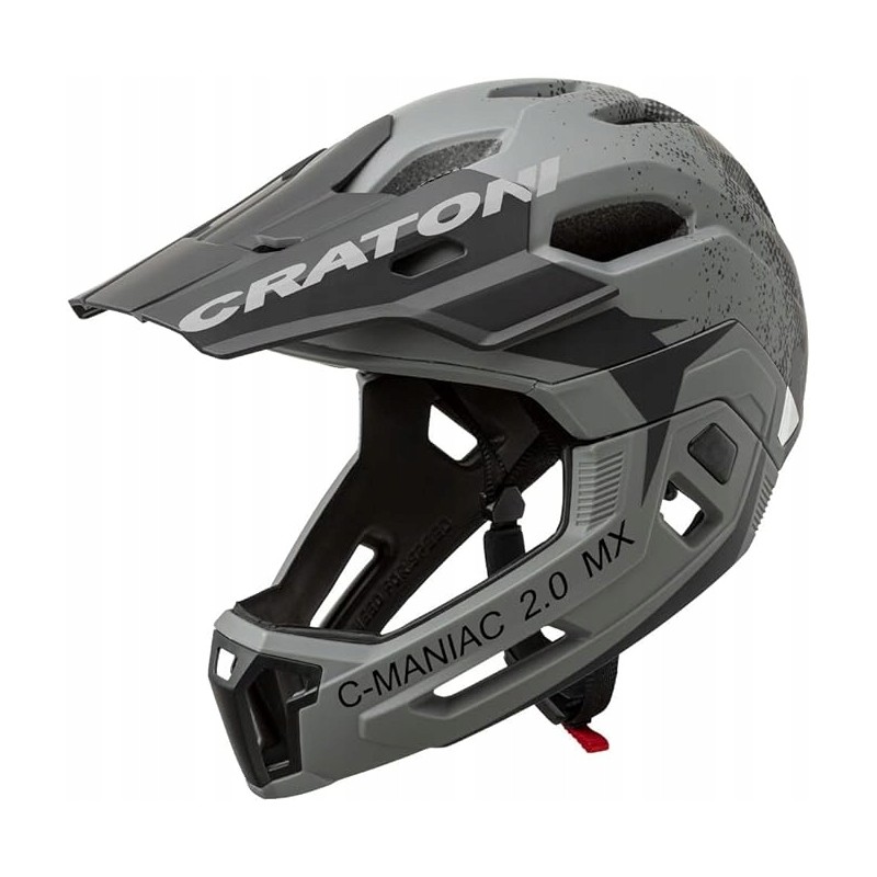 KASK ROWEROWY CZARNY CRATONI C-MANIAC 2.0 MX MTB ROZM. 58-61 KASK ROWEROWY CZARNY CRATONI C-MANIAC 2.0 MX MTB ROZM. 58-61