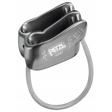 Outlet Przyrząd asekuracyjno-zjazdowy Petzl Verso D019AA00 szary