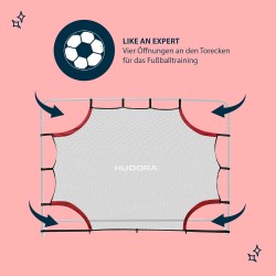 Outlet ŚCIANA ŚCIANKA CELOWNICZA DO BRAMKI HUDORA SMALL 213x152CM SIATKA