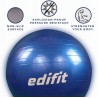 Outlet EDIFIT Piłka gimnastyczna do ćwiczeń fitness +pompka 75cm