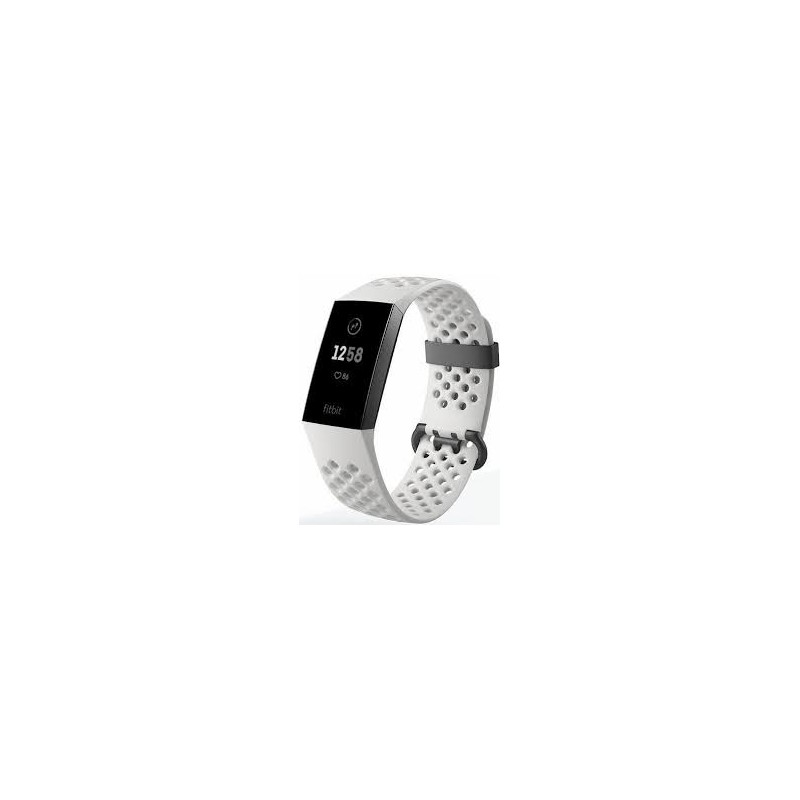 USZKODZONY Smartband Fitbit Charge 3 biały OPIS