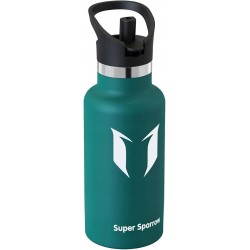 Outlet Butelka Super Sparrow pojemność 350 ml zielony wymienne zakrętki